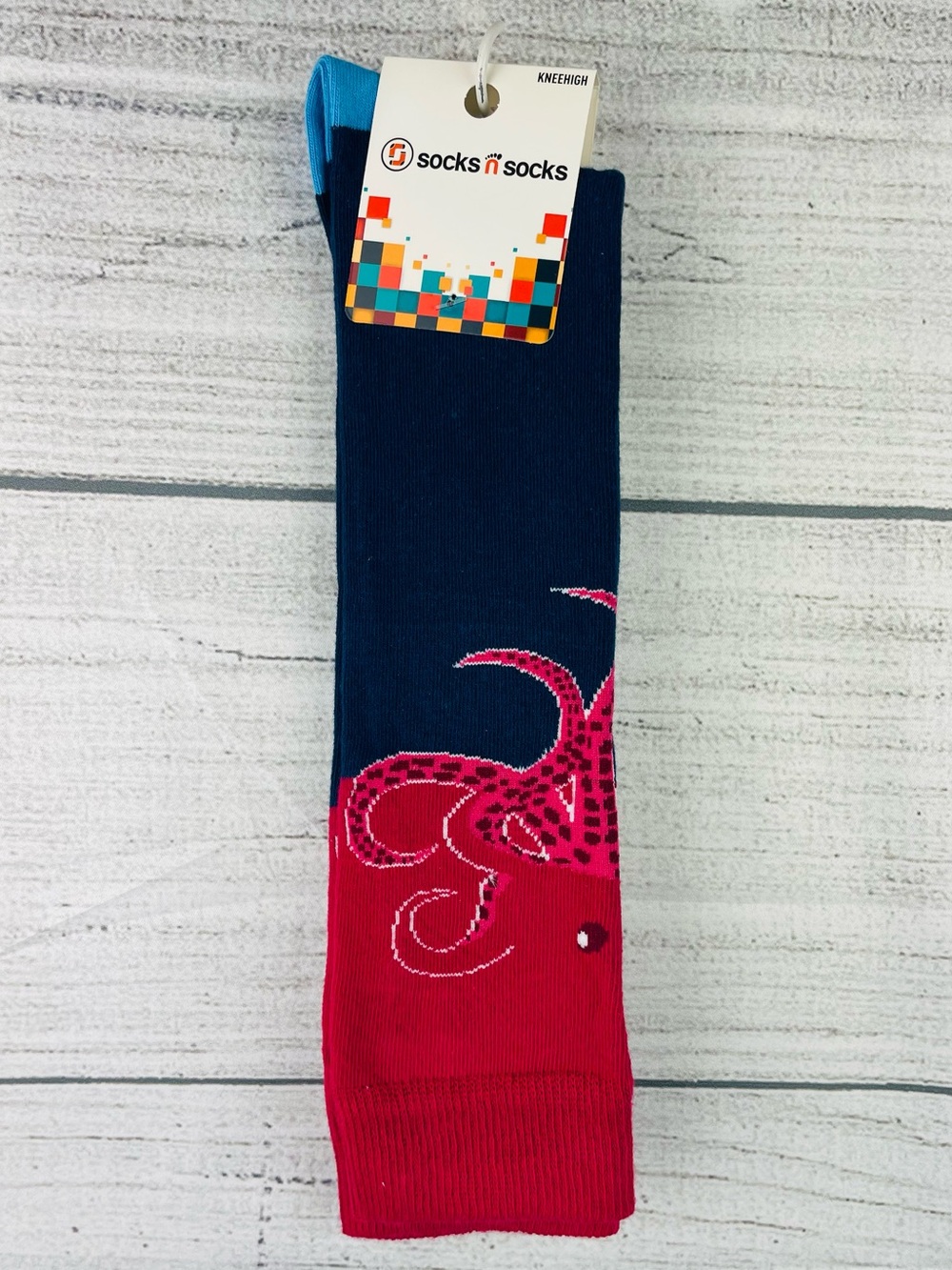 Socks n Socks Women's One Size Knee High Cute Octopus Theme Socks - NEW 1 Pair